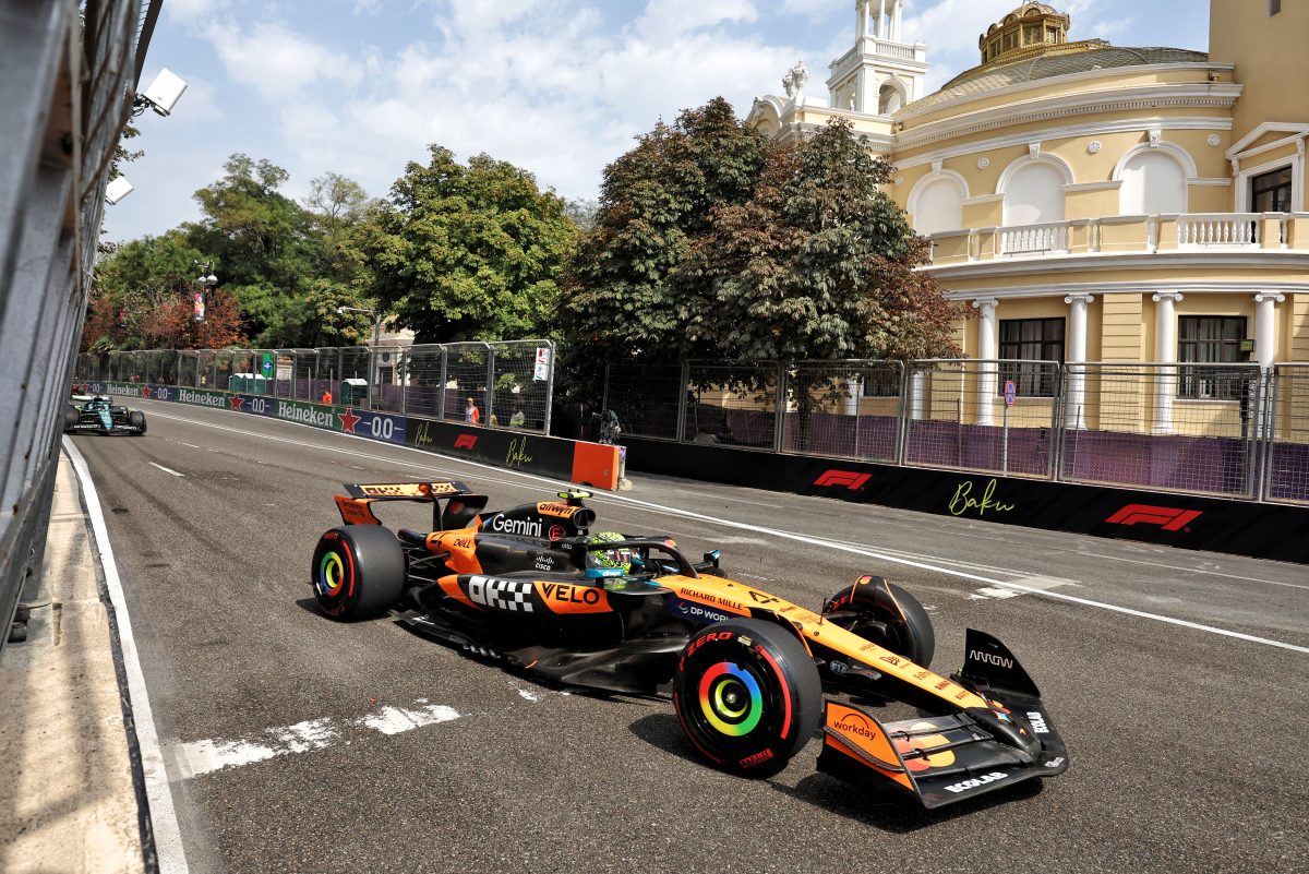 Norris Powers to First Place in Thrilling Azerbaijan GP Friday Practice