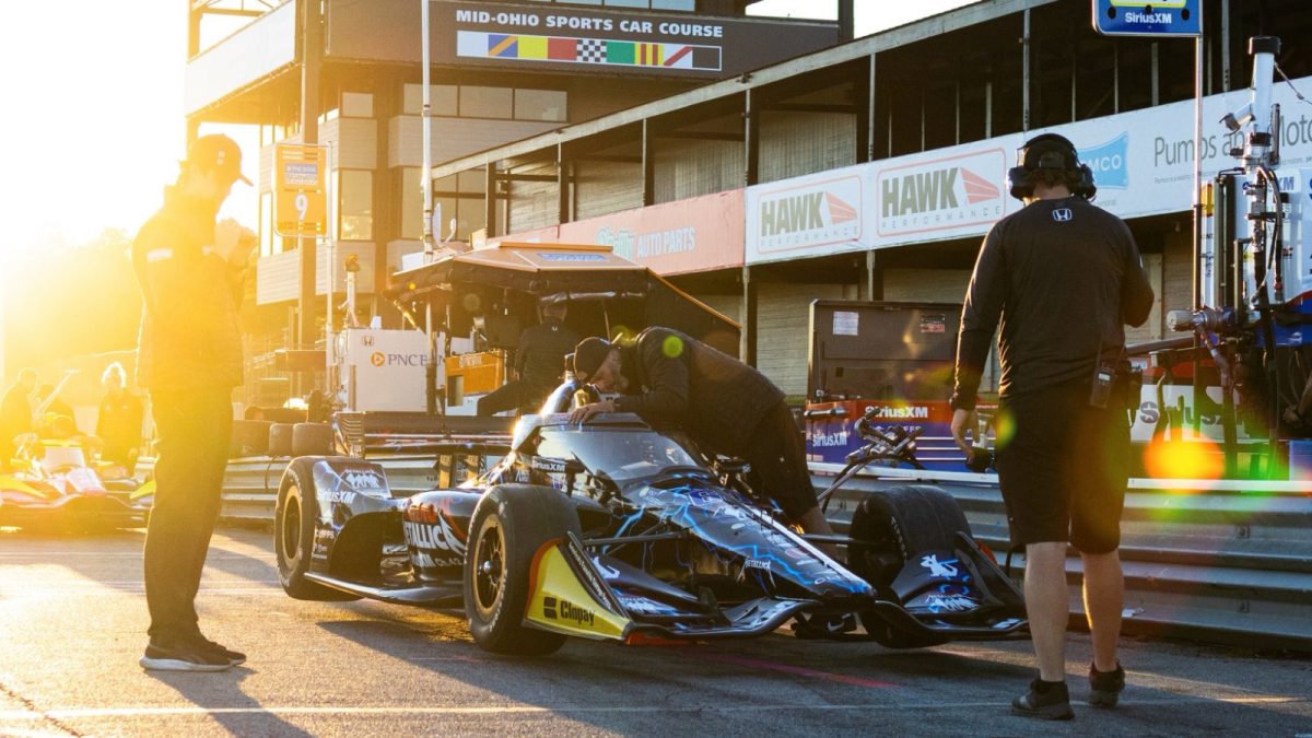 Five IndyCar teams jump start offseason testing at Mid-Ohio