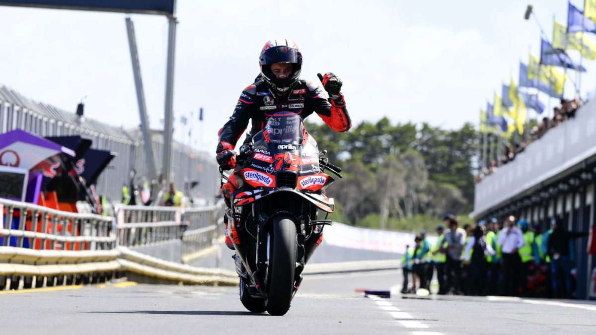 Bezzecchi Showcases Superiority in Australian MotoGP Warm-Up as Title Rival Bagnaia Trails