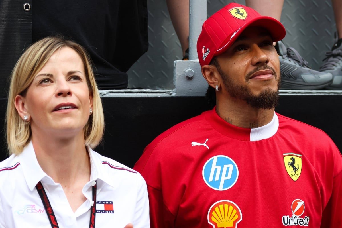 Grace and Sportsmanship: Lewis Hamilton's Empowering Act on the Racing Podium