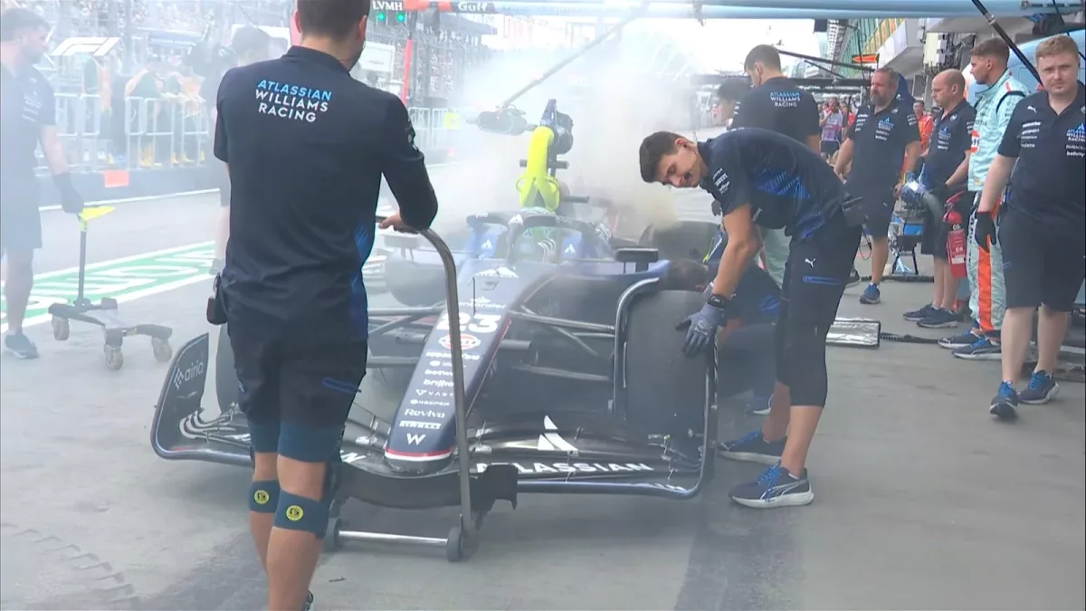 Flames of Adversity: The Harrowing Ordeal of Alex Albon in F1 Singapore Grand Prix FP1
