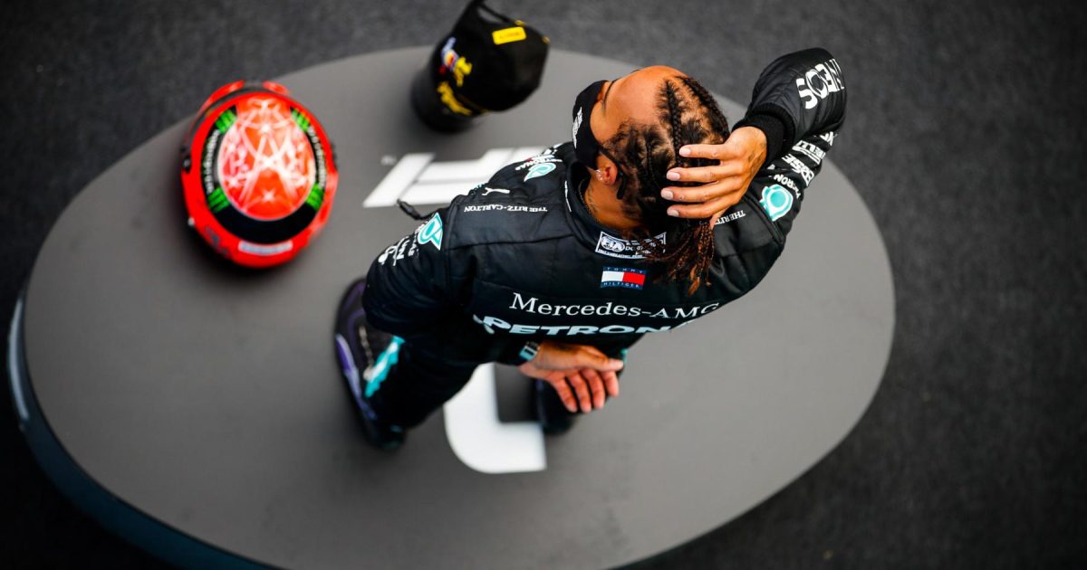 Lewis Hamilton receives emotional gesture upon reaching historic F1 milestone