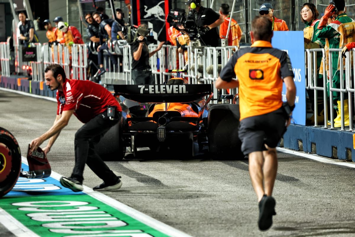 Ferrari-McLaren Pitlane Clash Shakes Up Singapore Grand Prix Practice Session