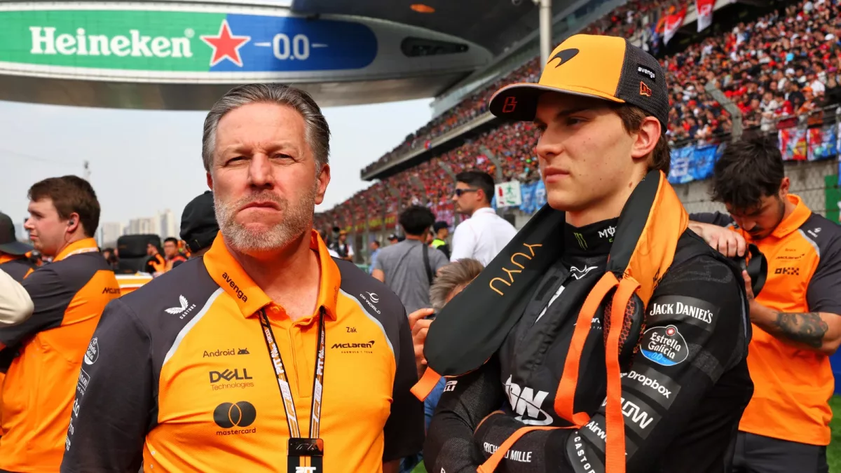 From Amusement to Acclaim: Zak Brown's Reaction to Alex Palou's Bold Claims on Oscar Piastri