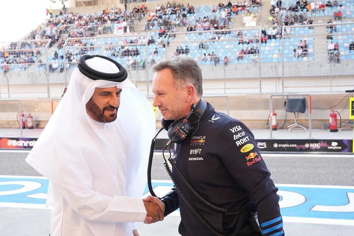 High-Stakes Meeting: F1 Team Principal Christian Horner Engages with FIA President Amidst Fervent Speculation of Racing Resurgence