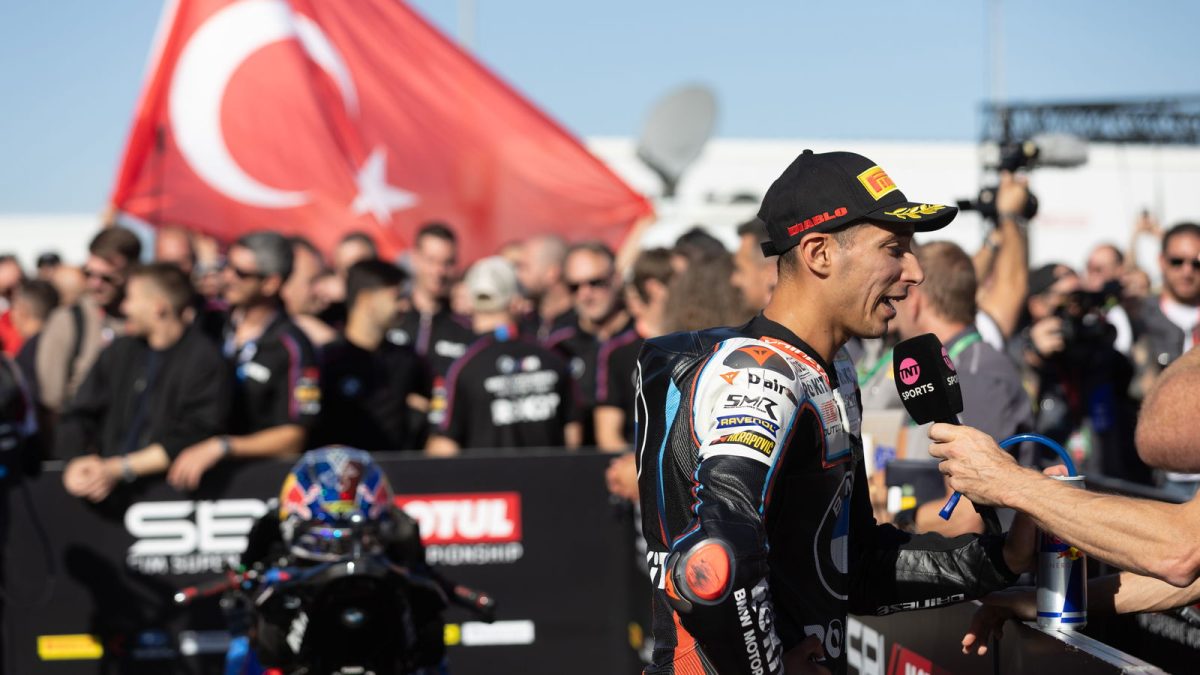 Toprak Razgatlioglu reacts to winning 2025 WorldSBK title