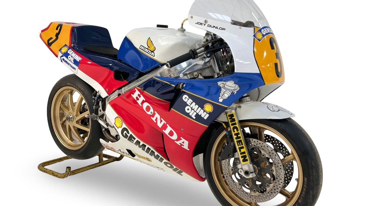 Iconic Joey Dunlop Motorcycle Collection Hits Auction Block, Anticipated to Command Record-Breaking Six-Figure Bid
