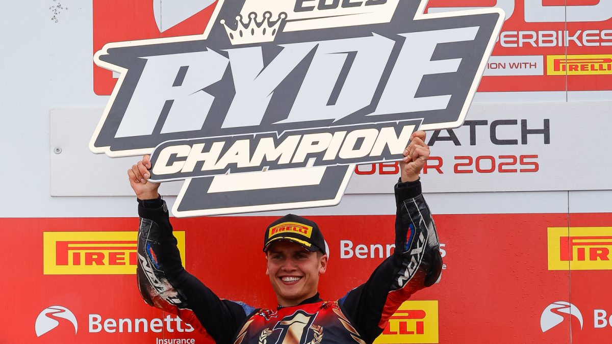 A Champion's Crown: Kyle Ryde Secures Second BSB Title with Grace and Grit