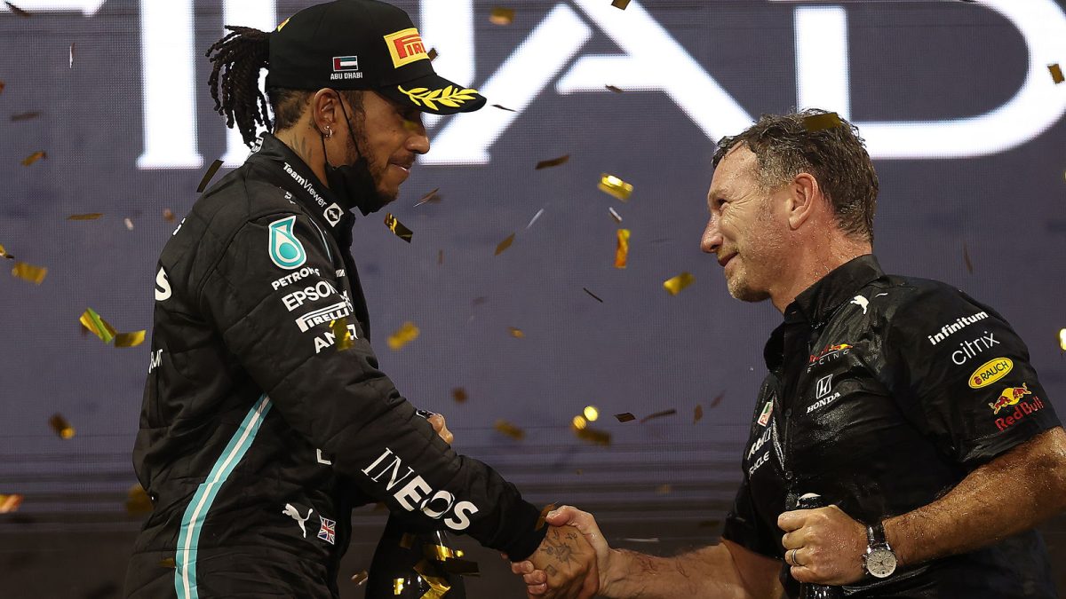 Lewis Hamilton admits Christian Horner Ferrari rumours ‘distracting’