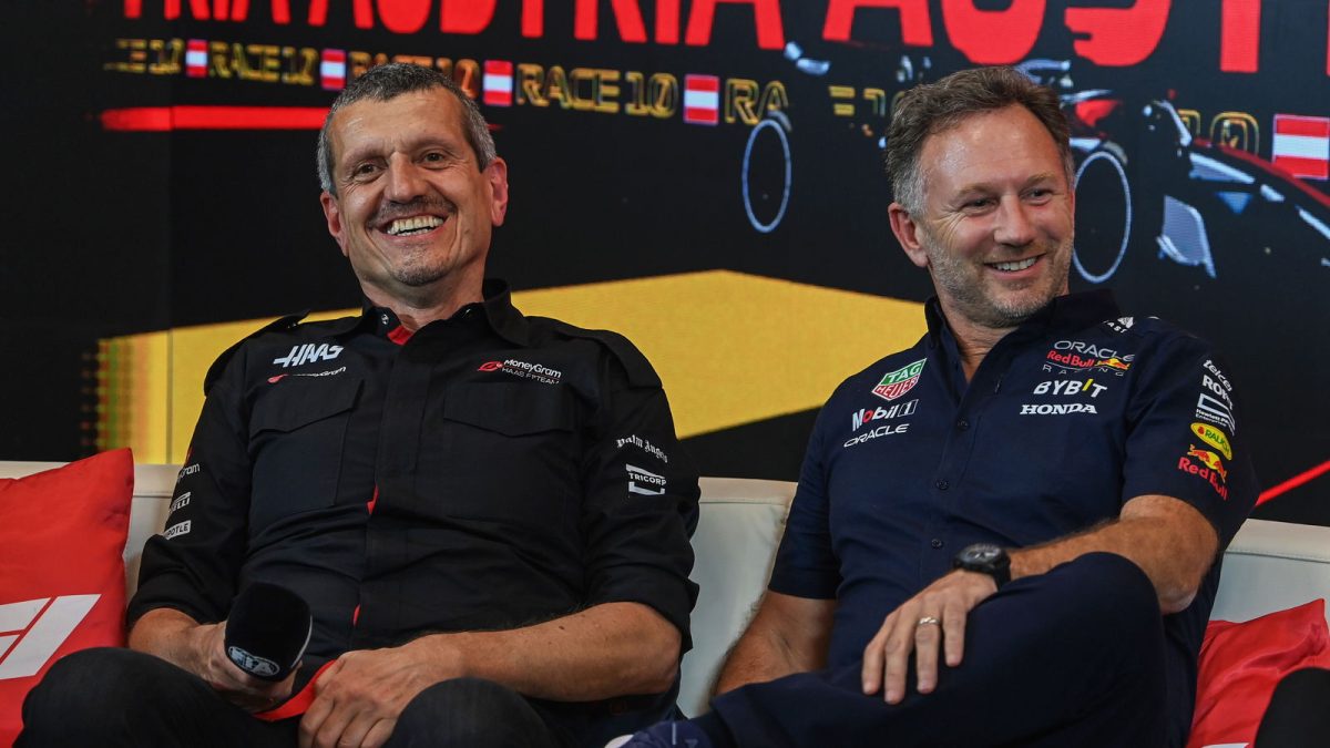 F1 Rivalry Intensifies: Guenther Steiner Addresses Christian Horner Haas Speculation in Bold Statement
