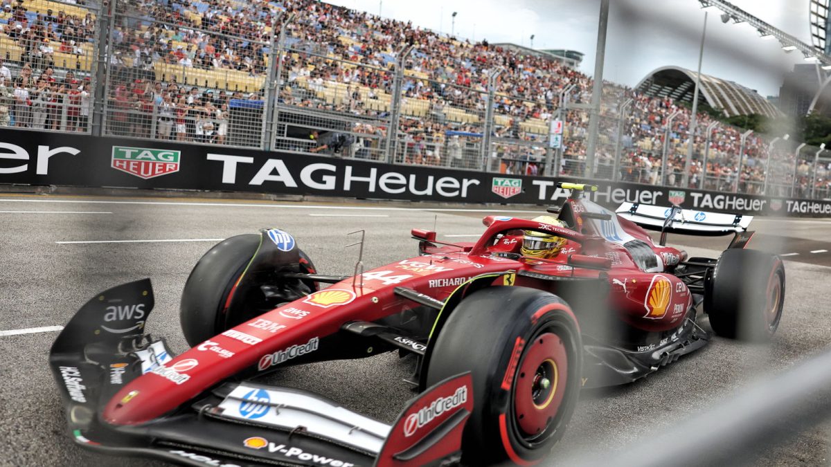 Sensational Hamilton Facing Possible Punishment at Singapore Grand Prix for Red Flag Infraction