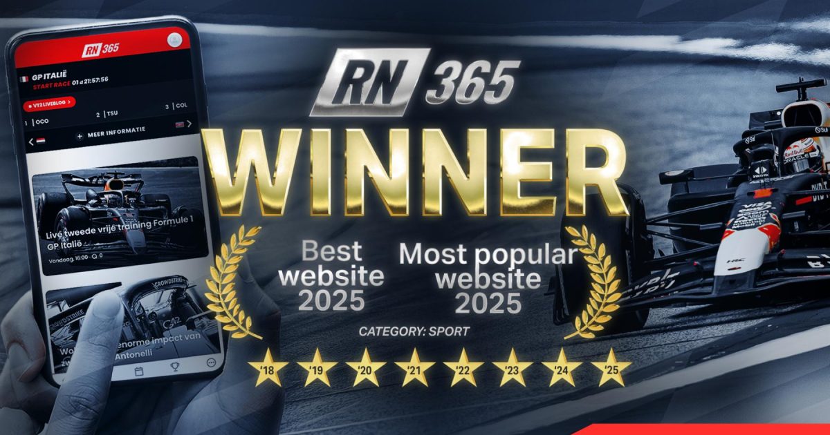 RacingNews365 Reigns Supreme as the Top Sports Website of 2025 in The Netherlands