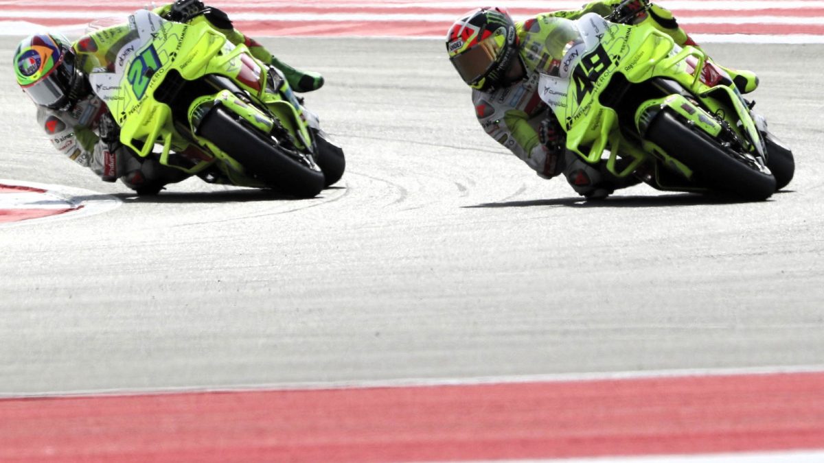 Intense Showdown: Franco Morbidelli and Fabio di Giannantonio Neck and Neck before Portimao MotoGP