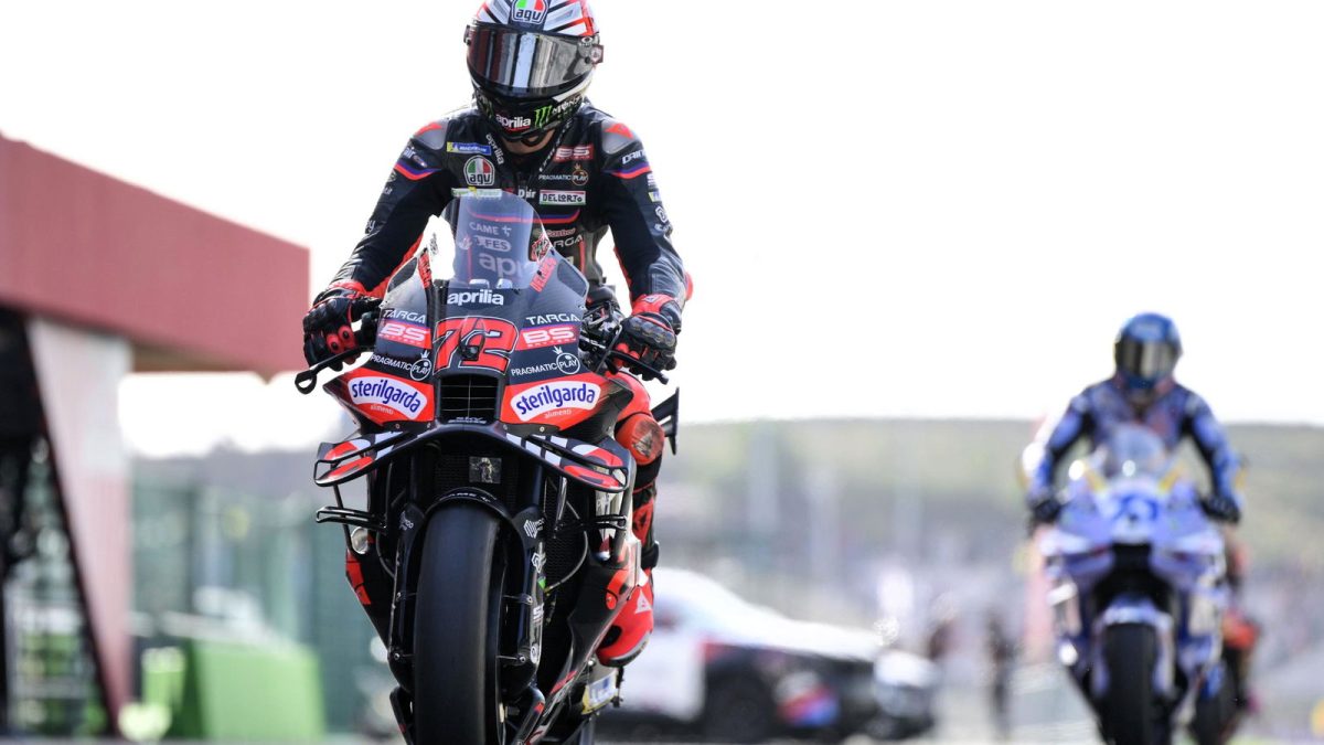 Marco Bezzecchi Dominates Portimao MotoGP Warm-Up Session with Half-Second Lead
