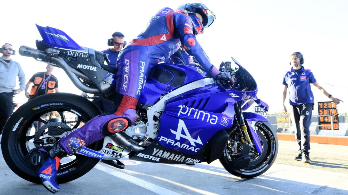 Quartararo's blazing fast lap on Yamaha V4 leaves Miller in awe