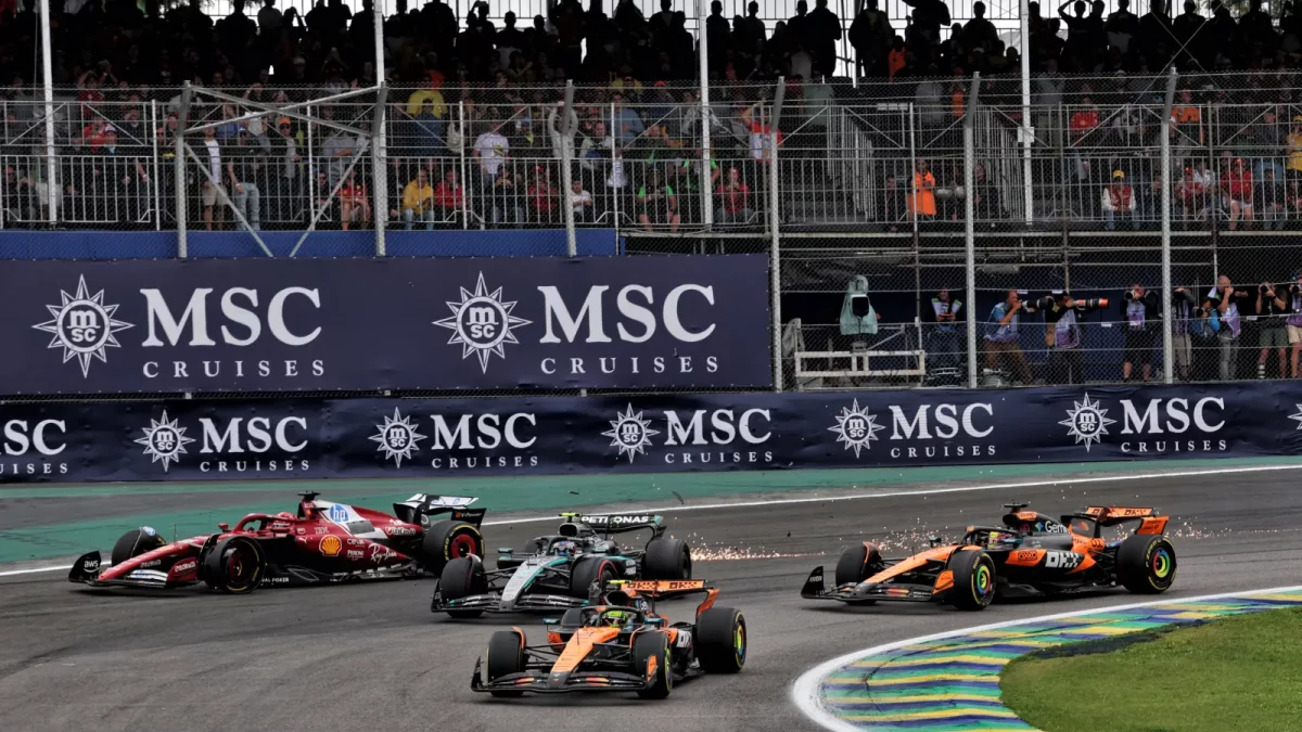 Charles Leclerc: Kimi Antonelli ‘as much to blame’ as Oscar Piastri for F1 Brazil GP collision