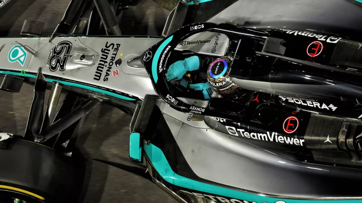 George Russell Dominates Final Practice as McLaren Struggles in F1 Las Vegas GP