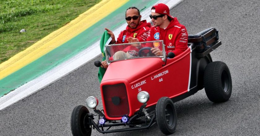 The Unwavering Support: Lewis Hamilton and Charles Leclerc Shine Bright Amid Ferrari Controversy
