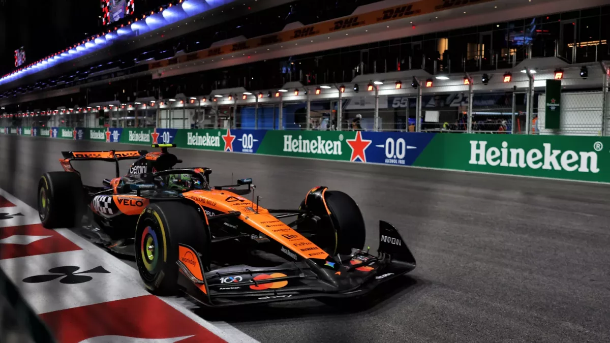 Lando Norris Sets the Pace in Thrilling FP2 Session at F1 Las Vegas Grand Prix