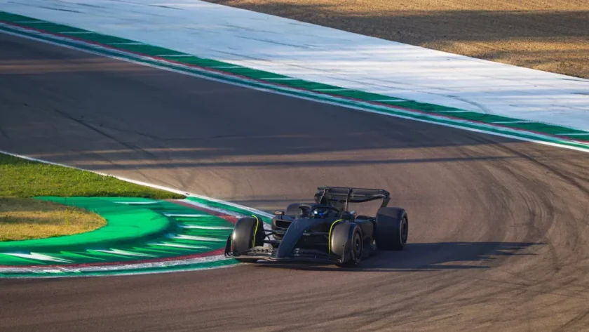 Cadillac's Grand Entrance: Sergio Perez Lights Up the F1 Track at Imola