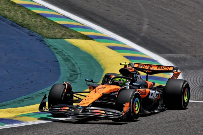 McLaren Dominates Brazilian Grand Prix Practice Session, Surprises with Top Two Finish