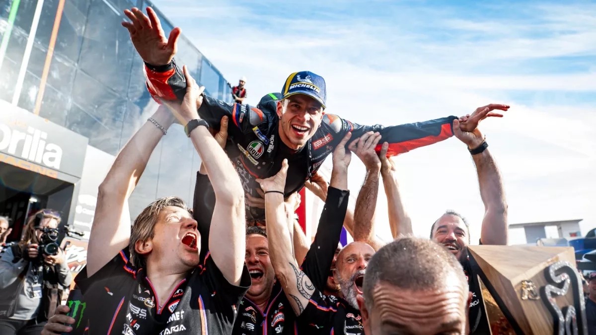 Marco Bezzecchi and Aprilia Triumph at Portimao, Setting New Records on the MotoGP Circuit