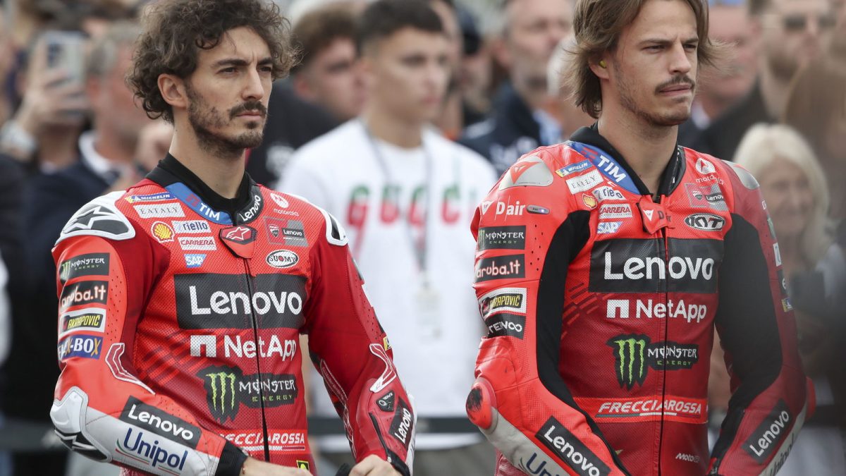 Pecco Bagnaia slower than Nicolo Bulega but “I don’t care, he was working well”