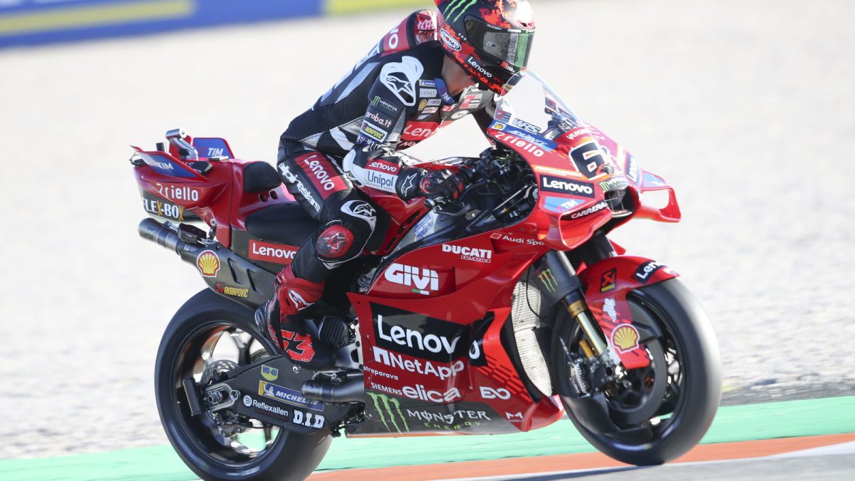 Rising Star Francesco Bagnaia Surges Ahead in Valencia MotoGP Test: A Promising Step Forward