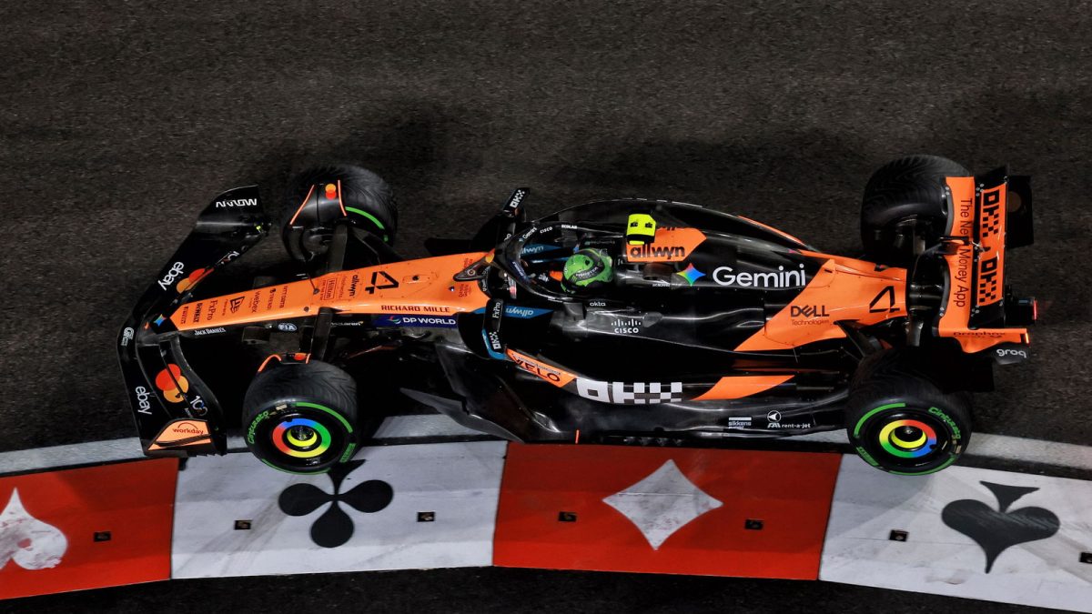 Speeding Towards Victory: Norris Sets Sights on Third Consecutive Win in 2025 F1 Las Vegas Grand Prix