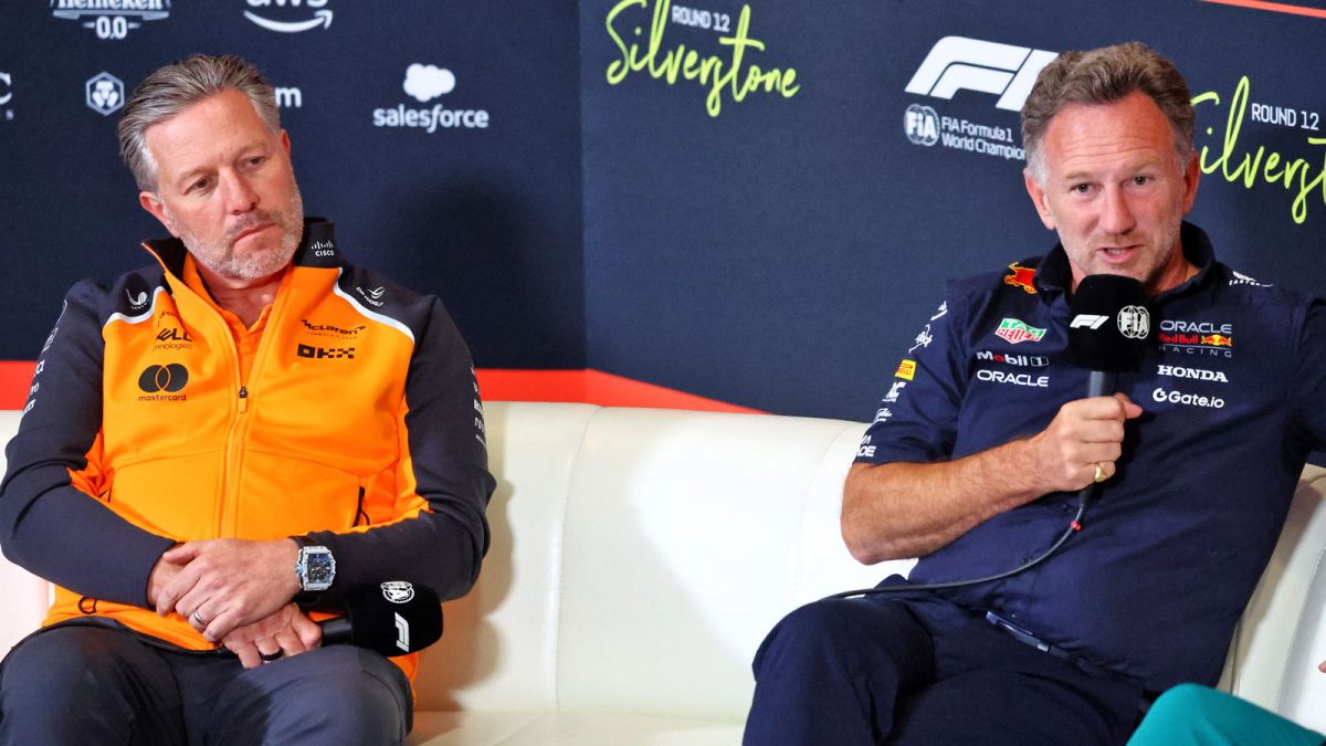 The Fiery Feud: Zak Brown Takes Aim at Christian Horner's Evolution in the Spotlight