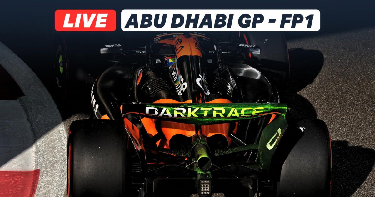 LIVE: 2025 F1 Abu Dhabi Grand Prix - Free Practice 1