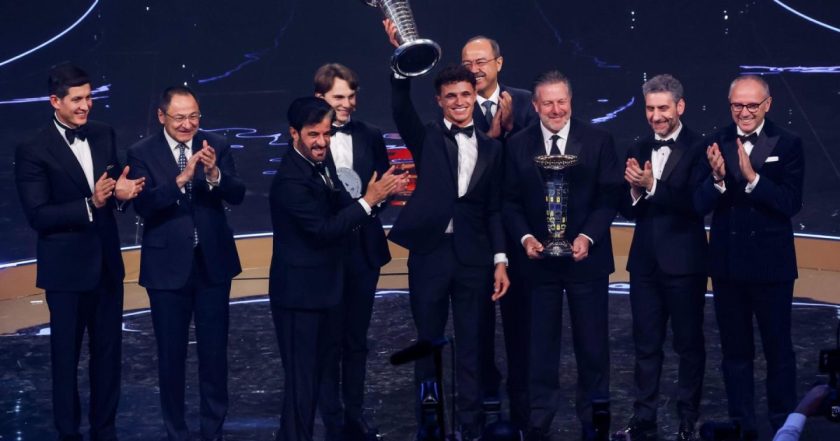 Lando Norris Triumphs: F1 Champion Crowned at Prestigious FIA Gala