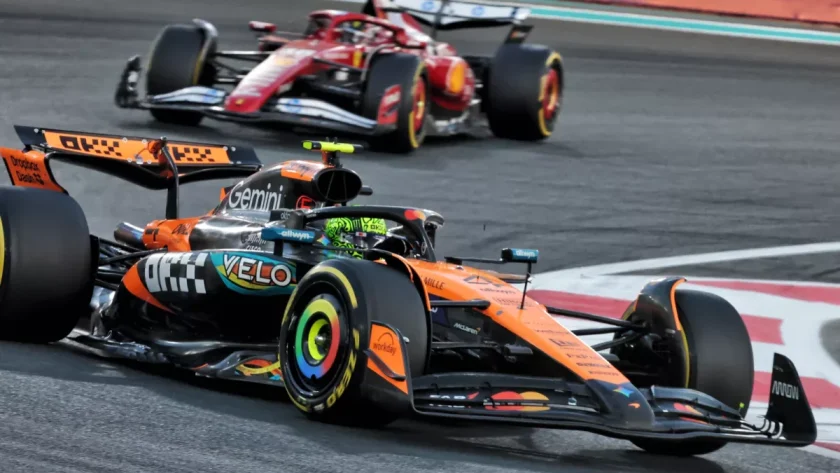 Eyes on the Prize: Lando Norris's Battle Against Temptation in the F1 Abu Dhabi GP