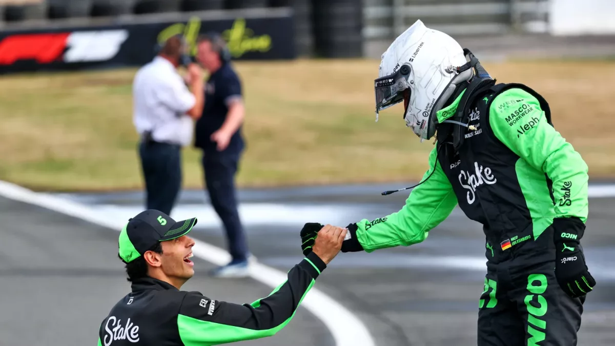 What Nico Hulkenberg learned from Gabriel Bortoleto in debut F1 year as Sauber team-mates