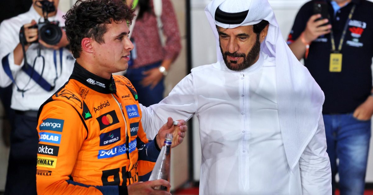 FIA President Adds Humor to Trophy Ceremony by 'Fining' Lando Norris for F-bomb Slip