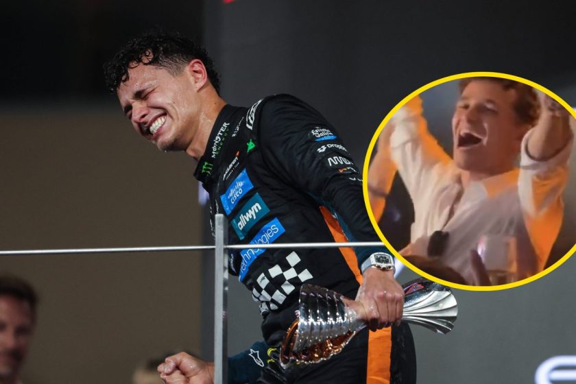 Wheeling into Victory: Lando Norris' Epic Championship Celebration