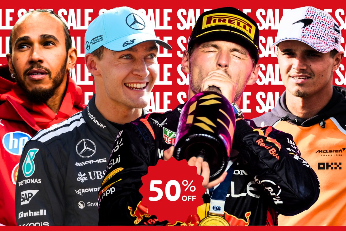 Rev up your savings: F1 Store's half-price sale is in its final lap!