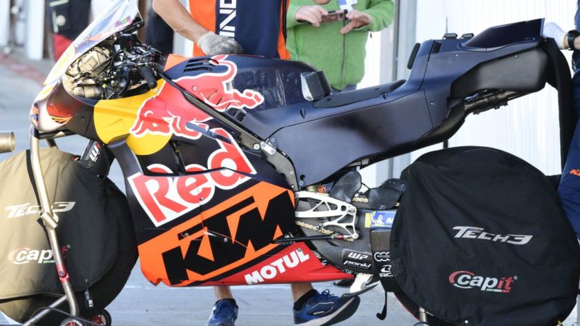 KTM runs new 850cc MotoGP engine on track for the first time at Jerez