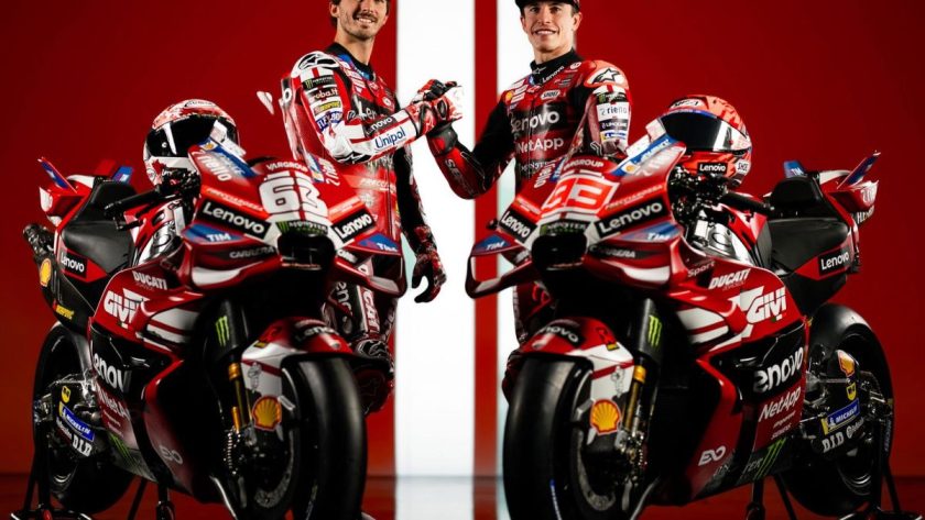 Revving up the Excitement: A Sneak Peek at Marc Marquez and Francesco Bagnaia's Stunning New Ducati MotoGP Livery