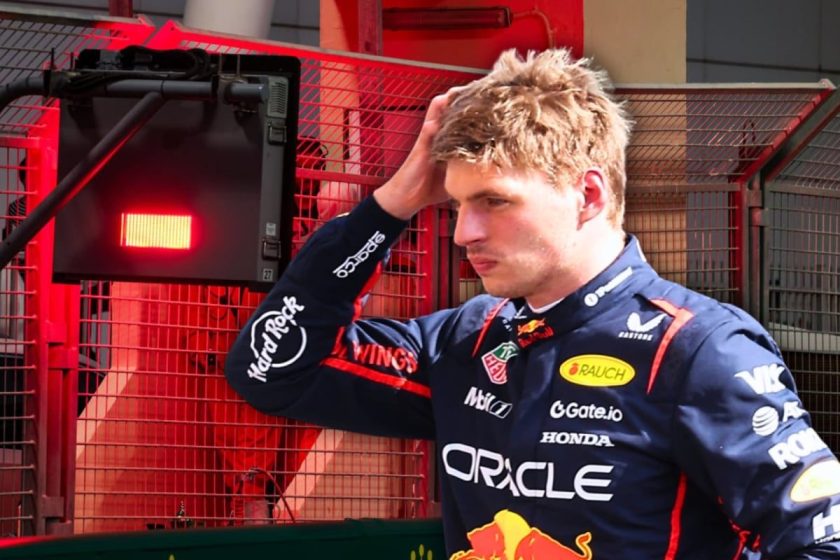 Max Verstappen goes OFF as red flag stops Barcelona testing