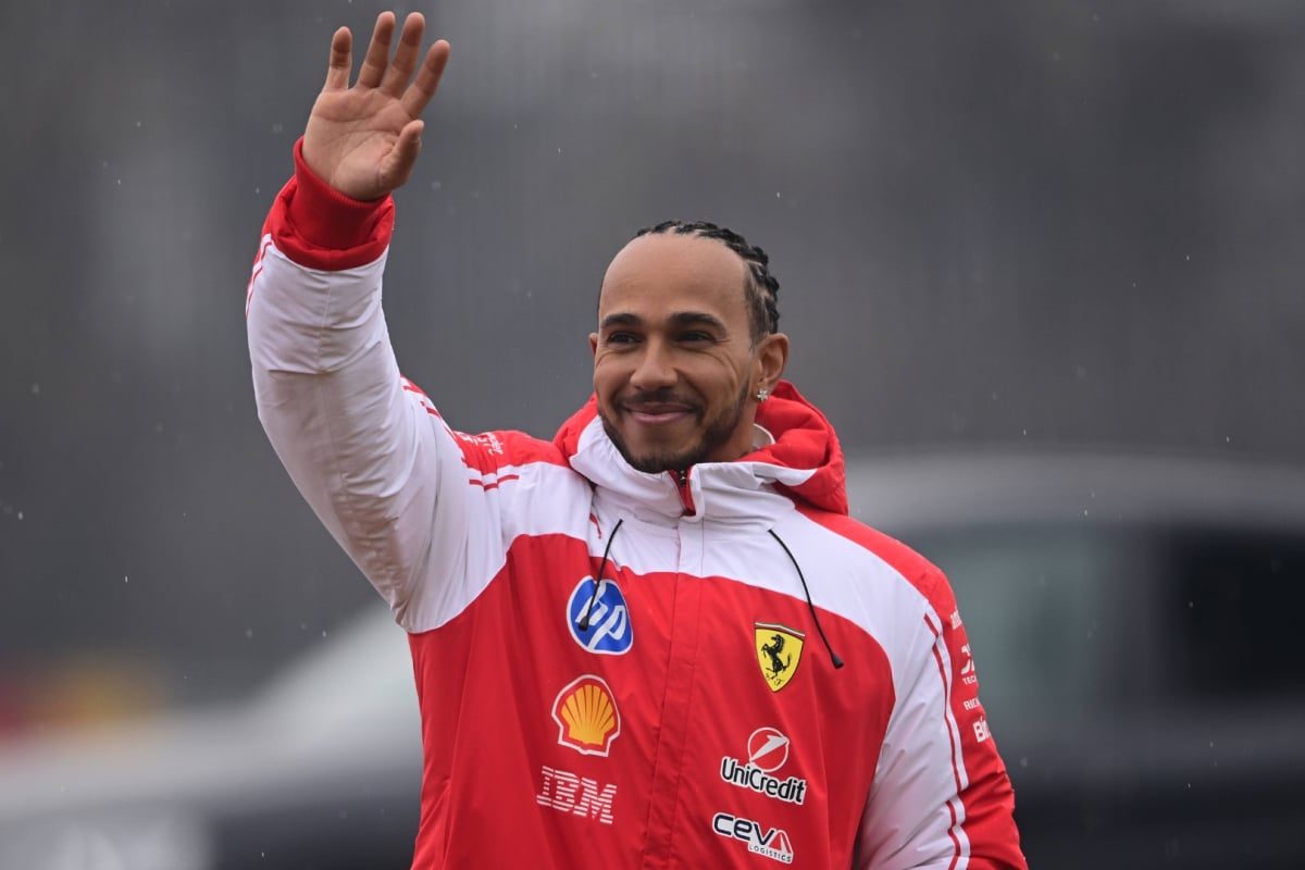 F1 Merch: New Lewis Hamilton 2026 kit available NOW in first Ferrari drop