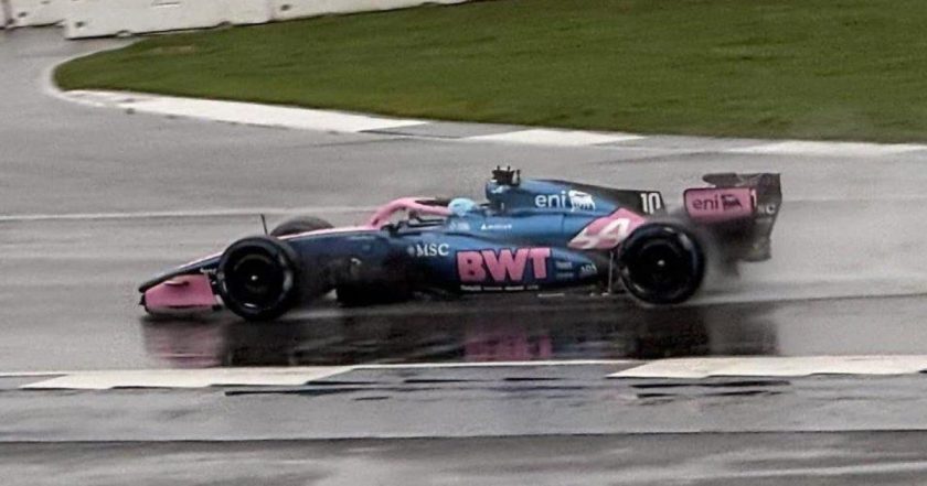 Secret Alpine: Unveiled - Exclusive Footage from Soaked Silverstone Shakedown