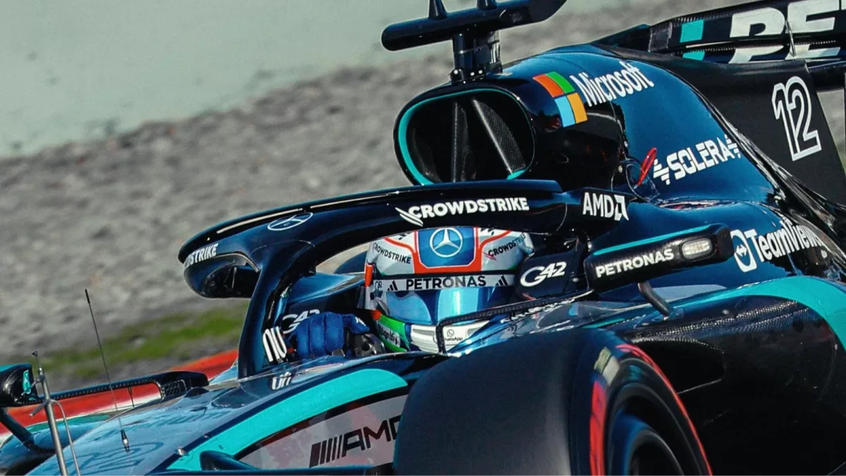 F1 Test: Kimi Antonelli tops morning session, Aston Martin arrives for maiden run