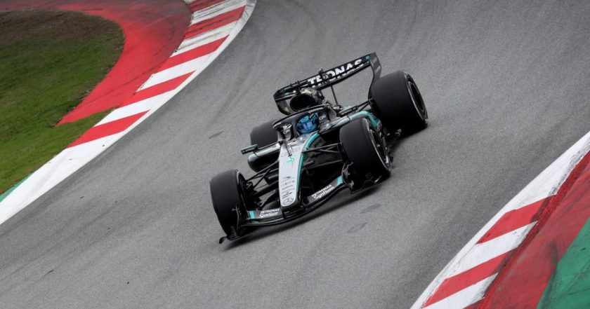 George Russell Praises Mercedes' Flawless Shakedown Test, Eclipses Major Issues