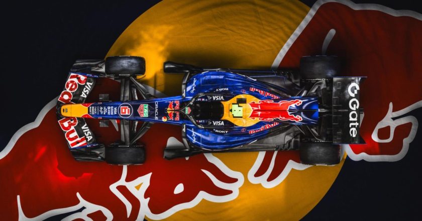 In photos: Red Bull show off eye-catching F1 2026 livery