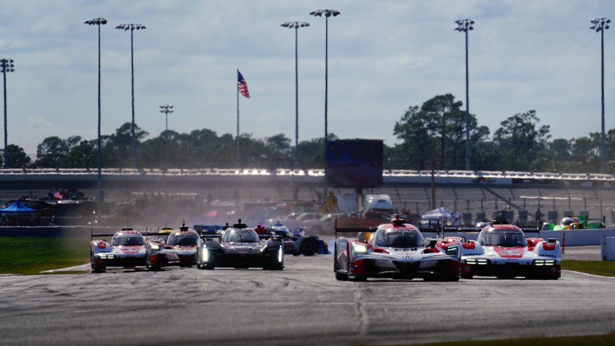 Porsche lead 1-2 at Daytona after chaotic first hour