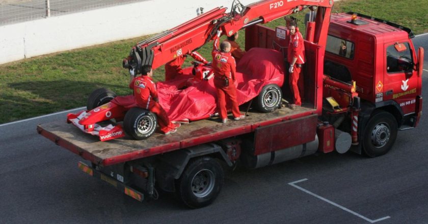 Revving Back in Time: Ferrari's Bold Move with a Vintage Two-Year-Old Car at Pre-Season Testing