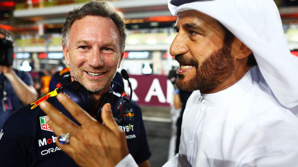 Why did Christian Horner meet with Mohammed Ben Sulayem in Paris?