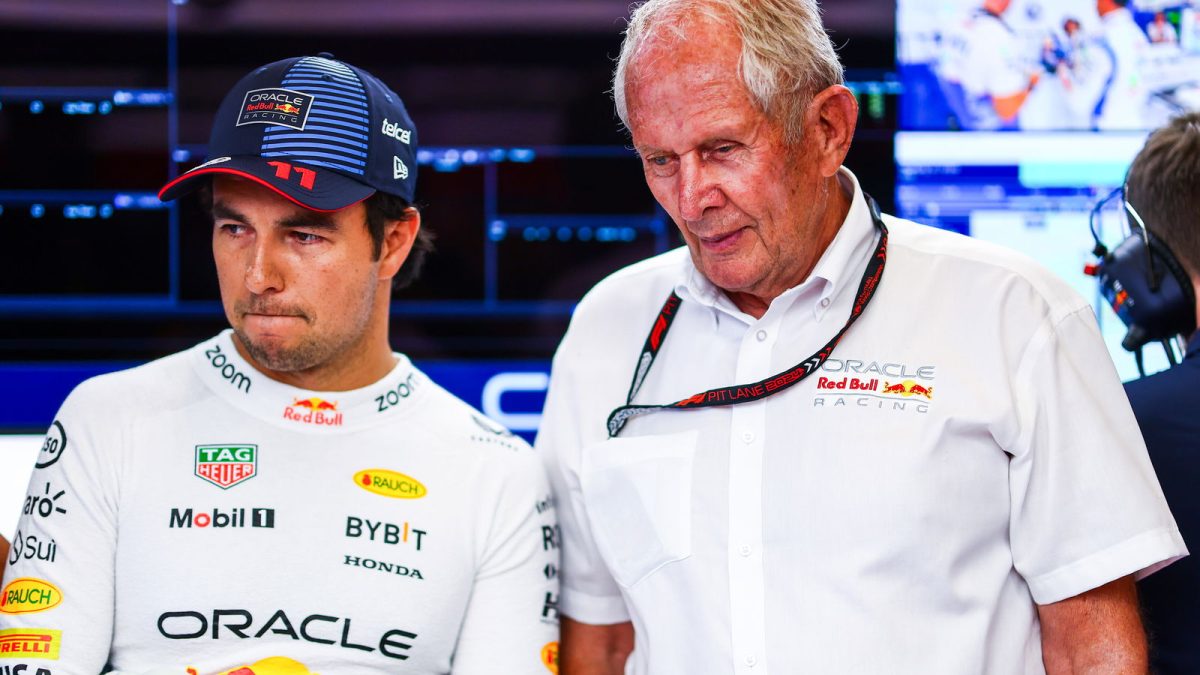 Fierce Rivalry Unleashed: Helmut Marko Counters Sergio Perez's Provocative Remarks with Force