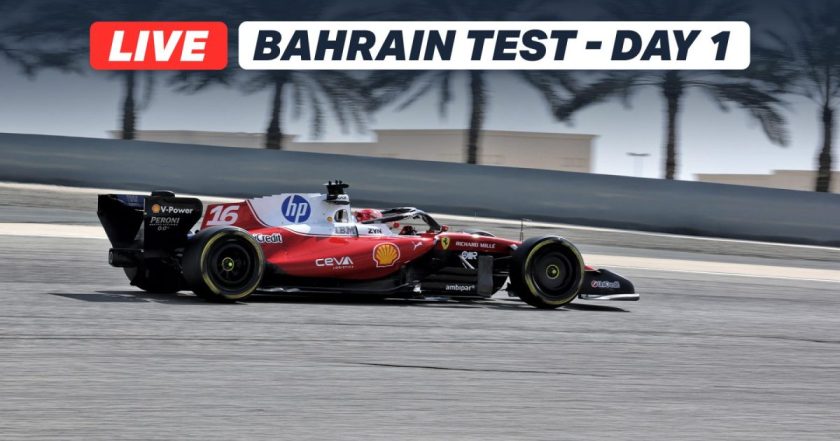 LIVE: 2026 F1 Bahrain Pre-Season 2nd Test &ndash; Day 1